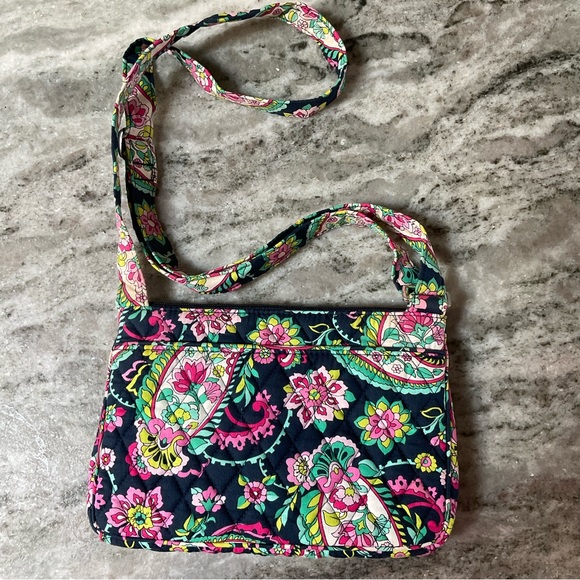 Vera Bradley Little Hipster Crossbody Petal Paisley Retired  ID pouch and wallet - Picture 5 of 13